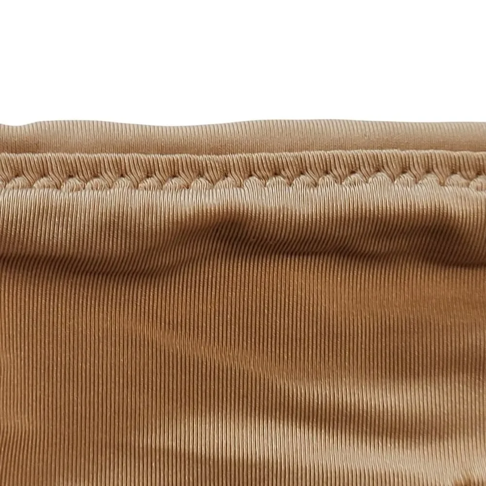 NEW SKIMS Plus Size 4X Ochre Swim Bikini Bottom Mid Rise High Cut Recycled Nylon